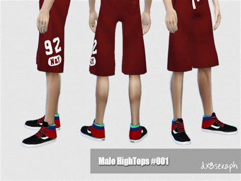 Sneakers HighTops Set#001 - The Sims 4 Catalog