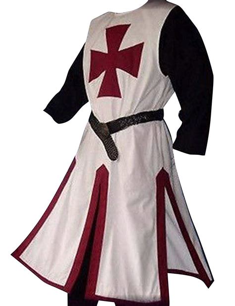 Mens Medieval Crusader Knights Templar Tunic Costumes Renaissance