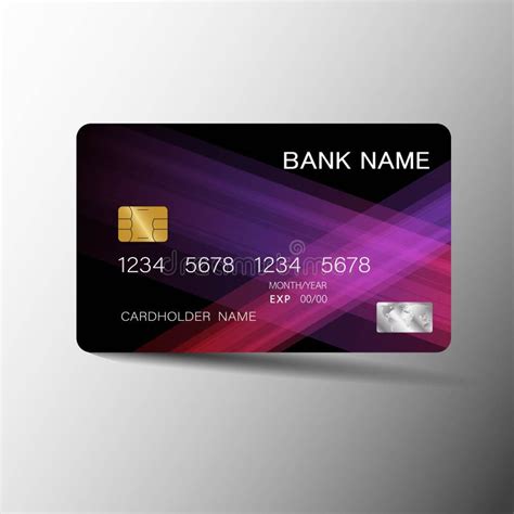 Modern Credit Card Business Vip Card Member Card Stock Vector