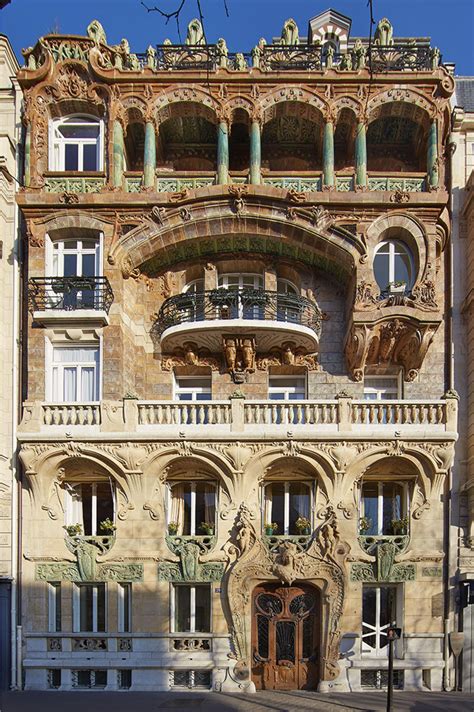 Art Nouveau Building In Paris Rarchitecture