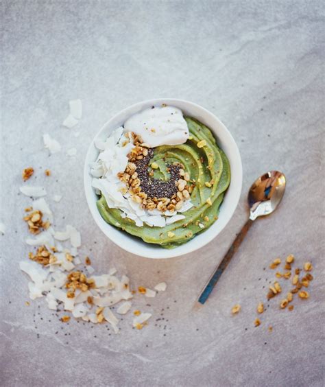 Coconut Matcha Smoothie Bowl The Local Sprout