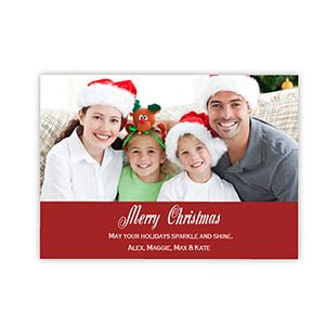 Die besinnliche weihnachtszeit kann wunderbar genutzt werden, um den kindern das thema weihnachten sowie dessen bedeutung. Fröhliche Weihnachten Querformat - Rot