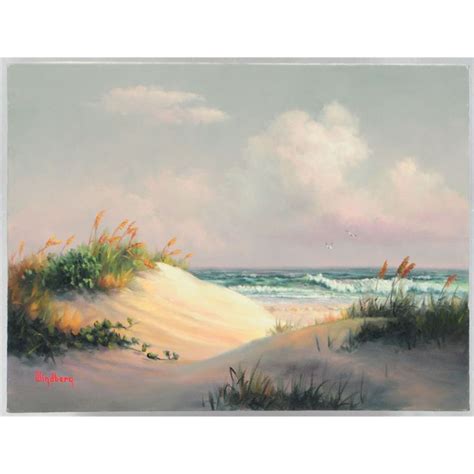 Dalhart Windberg Beach Scene Oil Painting