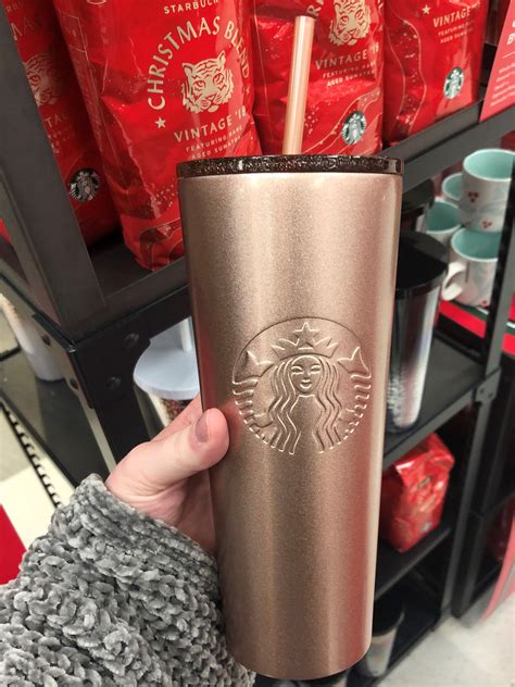 Holiday 2018 Rose Gold Starbucks Travel Cup Starbucks Tumbler Cup