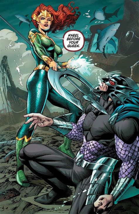 Mera Kneel Before Your Queen Aquaman Comic Dc Comics Girls Mera