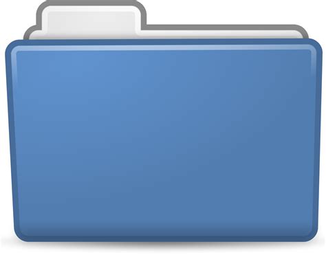 Clipart Blue Folder Icon