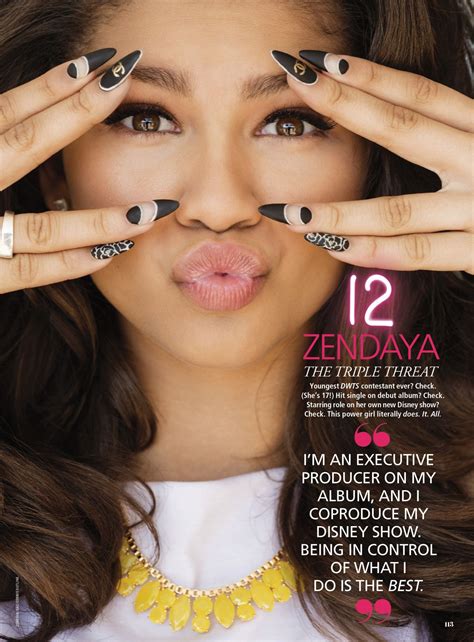 Zendaya Coleman Seventeen Magazine March 2014 Issue Celebmafia