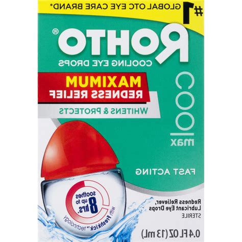 New Rohto Maximum Redness Relief Cooling Eye Drops