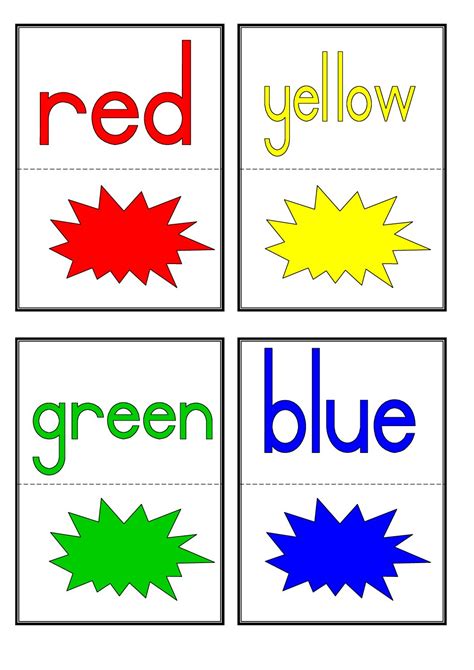 Colour Flashcards Teacha