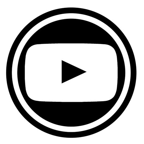 Youtube Logo Transparent Black