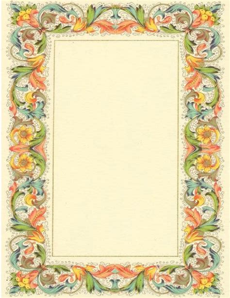 Pin By Carolyn Vass On A4 Borders Frame Border Design Clip Art