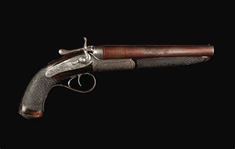 A 20 Bore Double Barrelled Howdah Pistol By W Parker No 6883