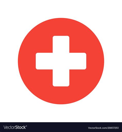 Cross Medical Symbol Royalty Free Vector Image