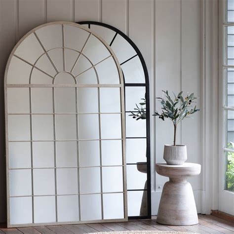 Large Arched Window Mirror By Primrose And Plum