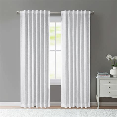 Better Homes And Gardens Boucle Blackout Curtain Panel 50 X 95 White