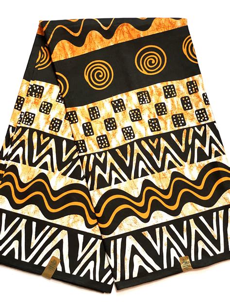 Brown And Black African Tribal Prints Ankara Tribal Etsy