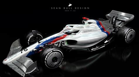 Bmw F1 2022 Livery Concept White On Sean Bull Design