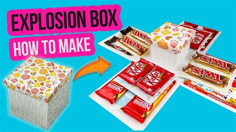 Chocolate Explosion Box Tutorial Valentines Day T Idea How To