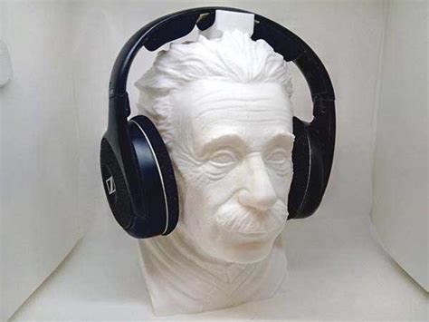 3d Printed Einstein Headphone Stand Gadgetsin