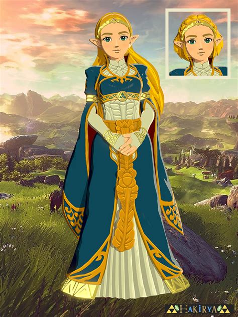 Princess Zelda Breath Of The Wild By Hakirya On Deviantart