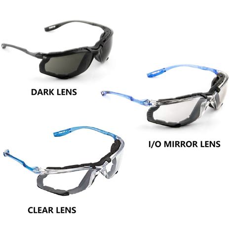 3m safety glasses personal protective equipment virtua ccs ansi z87 removable foam gasket
