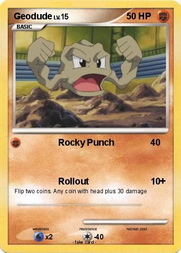 Pokémon Geodude 26 26 Rocky Punch My Pokemon Card