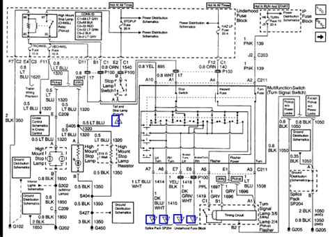 1998 Chevy Truck Brake Light Wiring Diagram Wiring Diagram