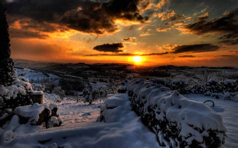Sunset Winter Wallpapers So Beautiful And Free To Download