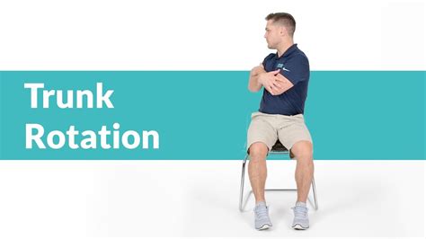 Seated Trunk Rotations For Better Balance Youtube