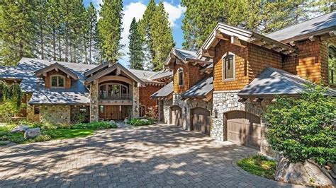 This beautiful five bedroom, 4 1/2 bath estate sits on 10.73 lakefront acr more. | Category$44M Luxury Waterfront Estate on Lake Tahoe Is ...