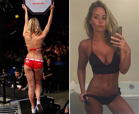 Who Is Coral Girl Ufc Octagon Girl Carly Baker And Her Painful Past Daily Star