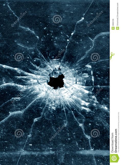 Bullet Hole In Window Royalty Free Stock Photo Image 2905135