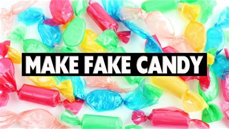 How To Make Fake Candy Easy Diy Crafts Simplekidscrafts