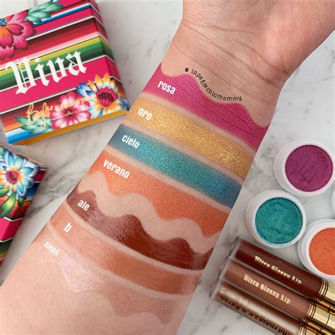 ColourPop X Becky G VIVA Collection Swatches Lapetitechicmommy