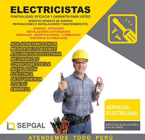 Servicios Generales Servicios Electricidad