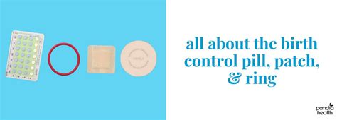 birth control pill patch or ring which one should i use