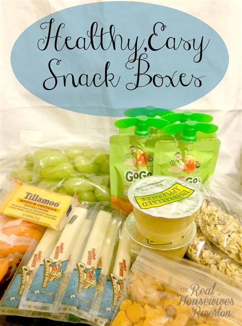 Easy Snacks For Kids Snack Boxes Housewives Of Riverton