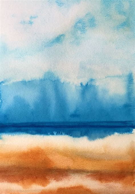 Simple Abstract Watercolor Painting For Beginners Watercolor Affair