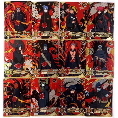 Naruto Cards Full Set Ar Akatsuki 48pc No001 048 Uchiha Itachi Sasuke