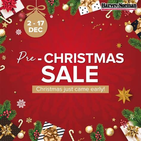Valid from 03 mar 2021 until 09 mar 2021. 2-17 Dec 2019: Harvey Norman Pre-Christmas Sale ...