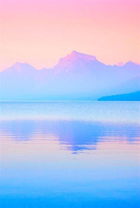 Pastel Nature Sky Water Reflection Landscape