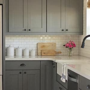 Kraftmaid kitchen cabinet cost factors. LOVE the gray - kitchens - gray cabinets, gray kitchen cabinets, kraftmaid kitchen cabinets ...