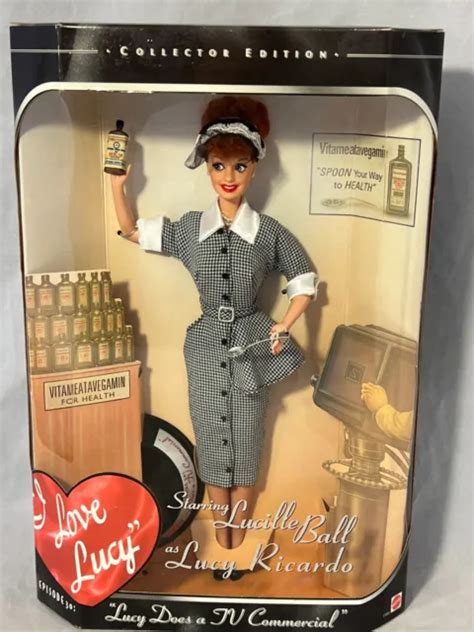 barbie i love lucy doll lucy does a tv commercial episode 30 1997 mattel nrfb 22 00 picclick