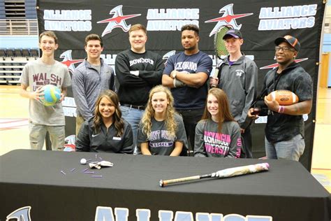 However, it can be difficult to interpret what a specific piece of mail from a coach really means. Athletes sign letters of intent for college | Alliance ...