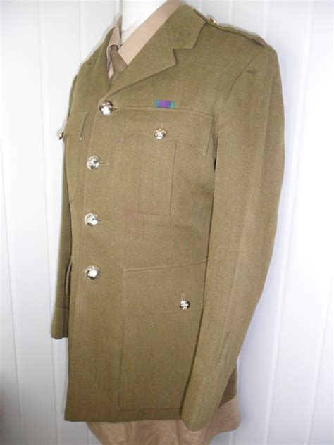 Vintage British Army Soldier No2 Service Dress Uniform 2nd Lt Officers