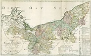 The Duchy of Pomerania, a detailed map from 1794 [5540x3372] : MapPorn