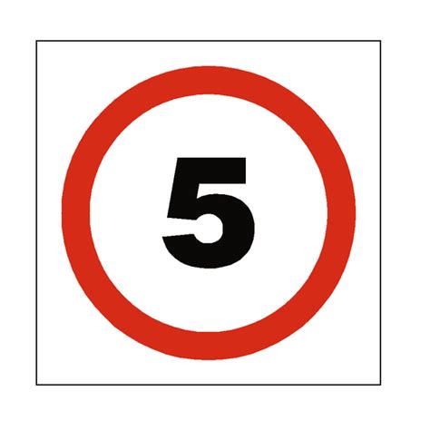 5 Mph Speed Sign Safety Uk Safety Signs Safety Stickers