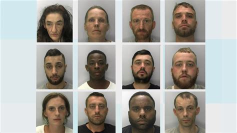 drugs gang who created atmosphere of fear jailed for more than 50