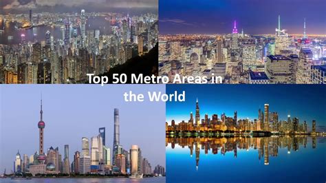 Top 50 Largest Metro Areas In The World Youtube