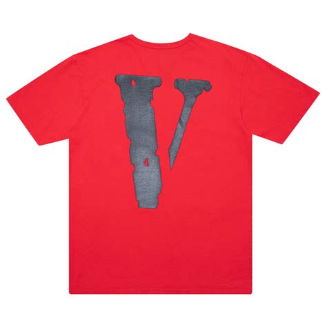 Vlone Friends T Shirt Redblack Vlone 1020 100000103fts Red Goat